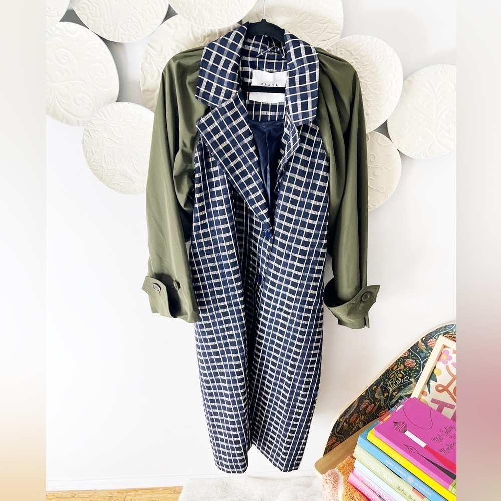 Tanya Taylor Lotta Plaid Coat NWT Medium - Picture 4 of 7